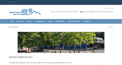 Desktop Screenshot of grundschule-donrath.de